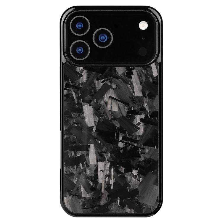 For iPhone 17 Pro Carbon Fibre PC + TPU Magnetic Phone Case(Black)