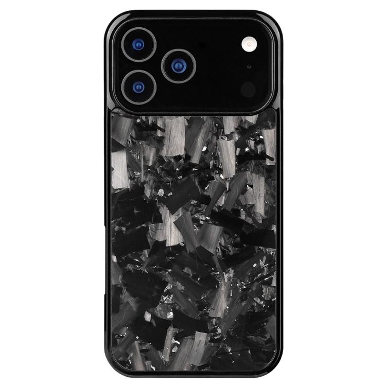 For iPhone 17 Pro Carbon Fibre PC + TPU Magnetic Phone Case(Silver)