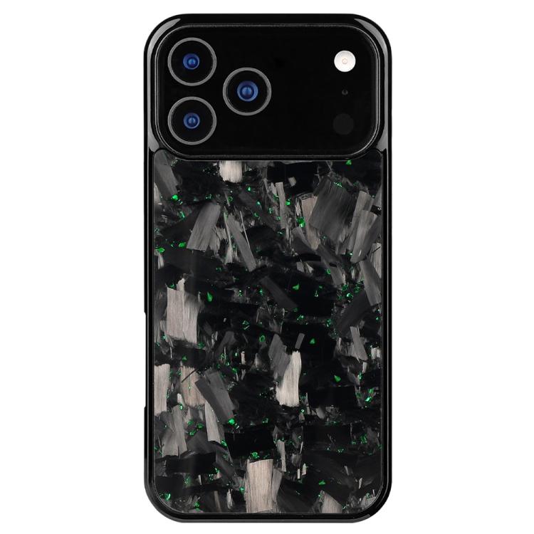 For iPhone 17 Pro Carbon Fibre PC + TPU Phone Case(Green)