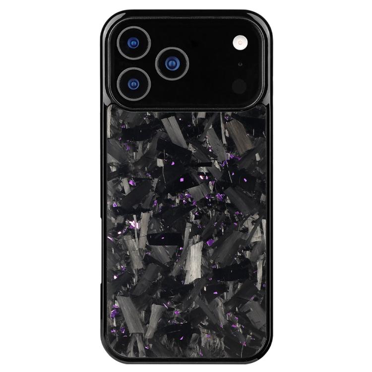 For iPhone 17 Pro Carbon Fibre PC + TPU Phone Case(Purple)