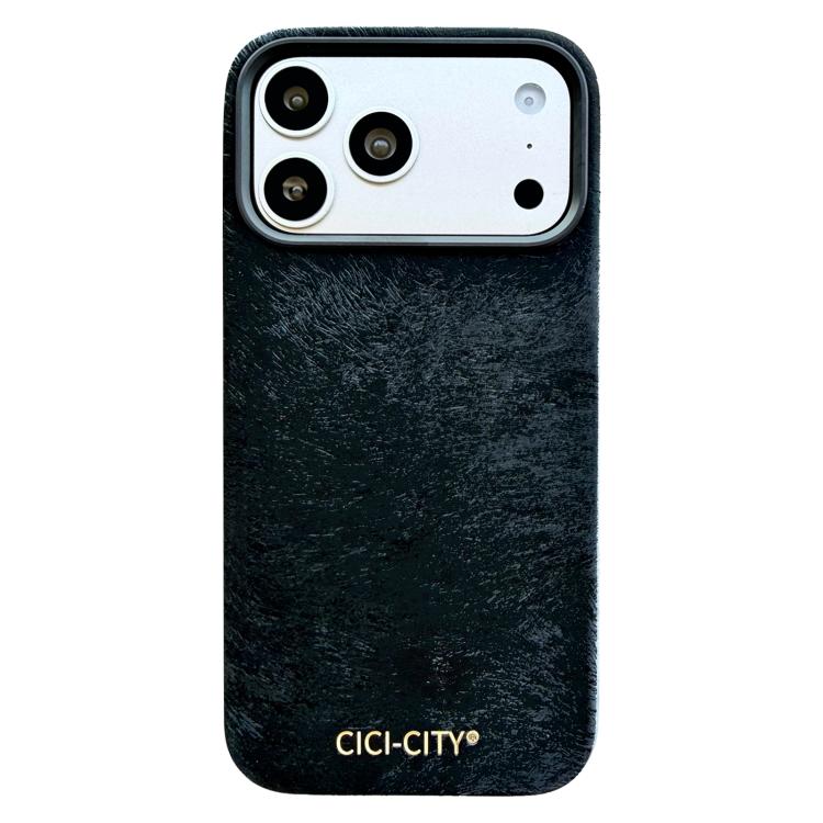 For iPhone 17 Pro CICI-CITY CH-67 Velvet Invisible Magnetic Solid Color Phone Case(้ป่ฒ)
