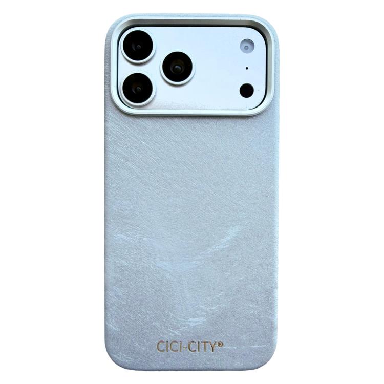 For iPhone 17 Pro CICI-CITY CH-67 Velvet Invisible Magnetic Solid Color Phone Case(Orange)