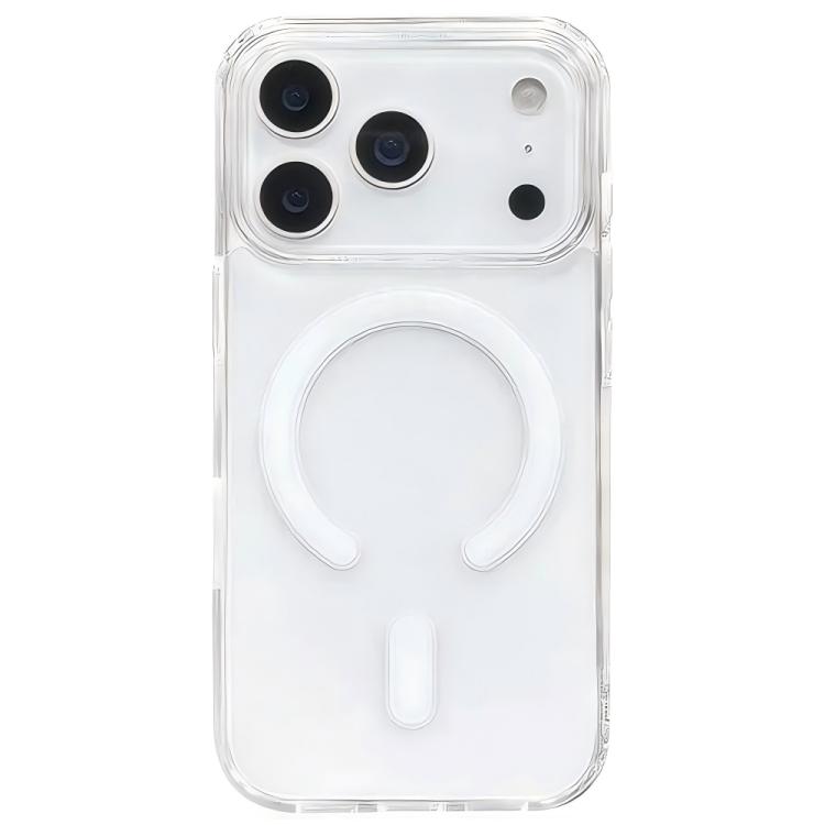For iPhone 17 Pro Clear Acrylic TPU MagSafe Phone Case, Pop-up Animation Version(Transparent)