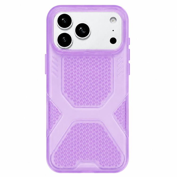For iPhone 17 Pro Cool Jelly Heat Dissipation TPU Phone Case(Lilac)