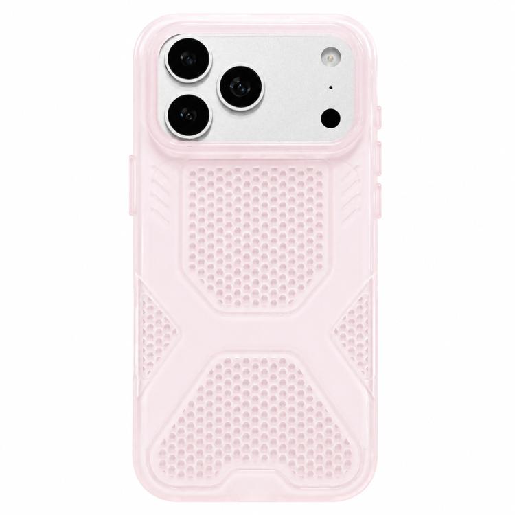 For iPhone 17 Pro Cool Jelly Heat Dissipation TPU Phone Case(Milk Cream Powder)