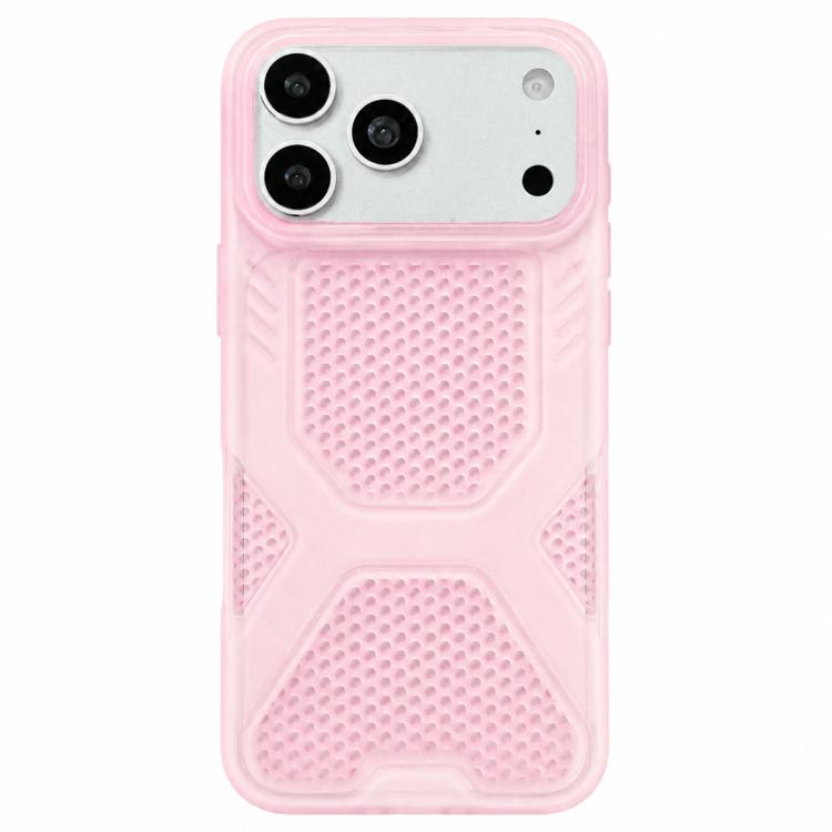 For iPhone 17 Pro Cool Jelly Heat Dissipation TPU Phone Case(Sakura Powder)