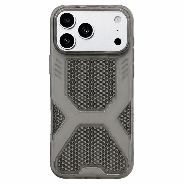 For iPhone 17 Pro Cool Jelly Heat Dissipation TPU Phone Case(Space Gray)