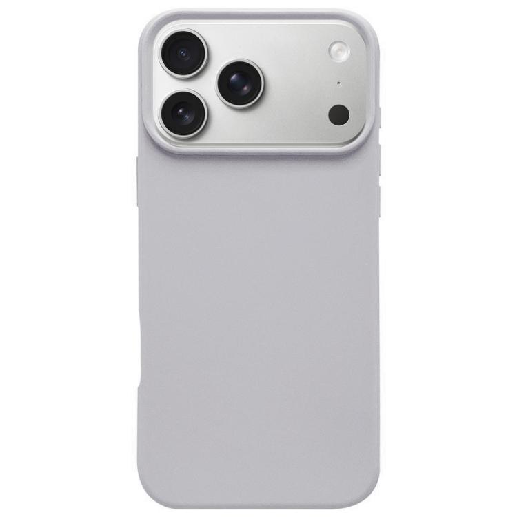 For iPhone 17 Pro Dopamine Simple Imitation Liquid Silicone Phone Case(Smoky Blue)