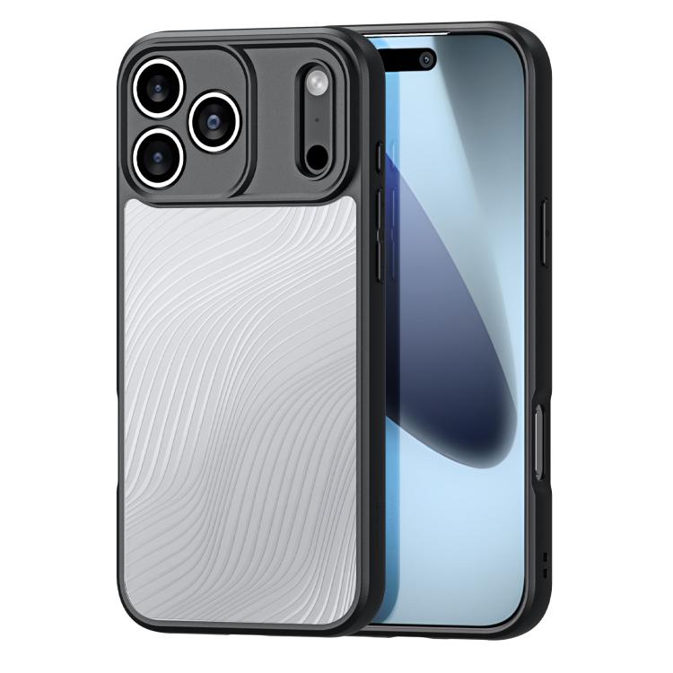 For iPhone 17 Pro DUX DUCIS Aimo Series Frosted Feel Phone Case(Black)