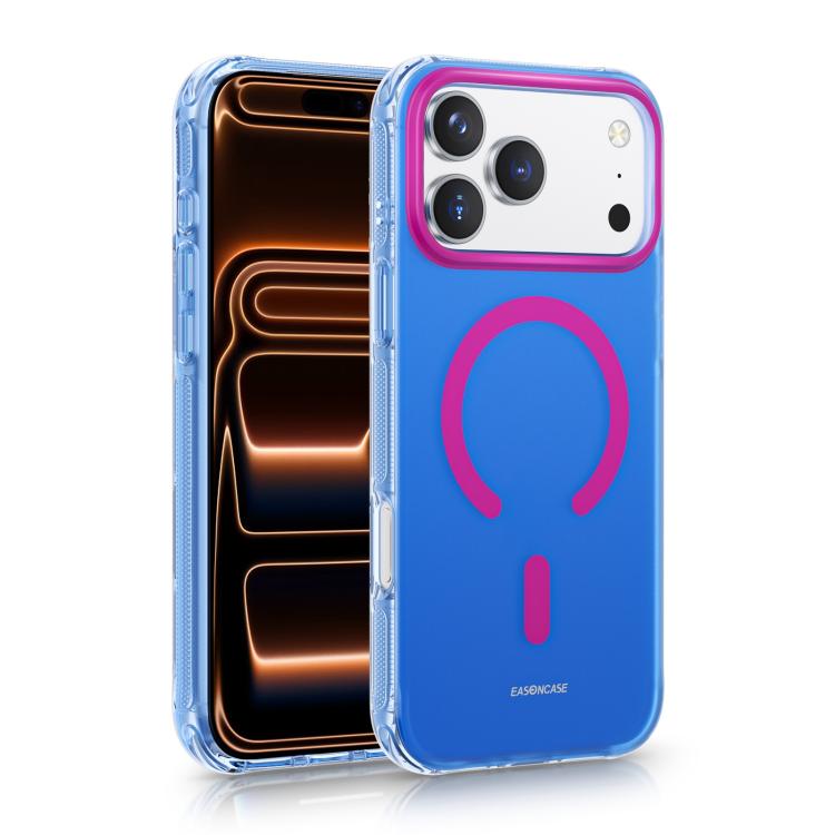 For iPhone 17 Pro EASONCASE IMD Dual-Sided Coating Airbag Shockproof Magnetic Phone Case(Blue)