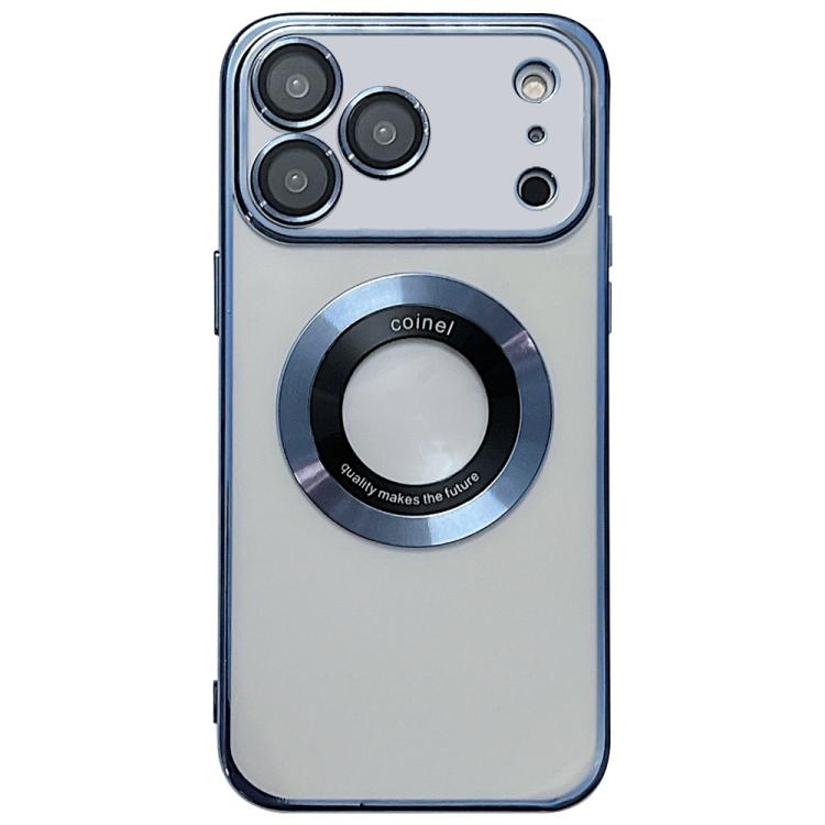For iPhone 17 Pro Electroplating Magsafe TPU Phone Case(Blue)