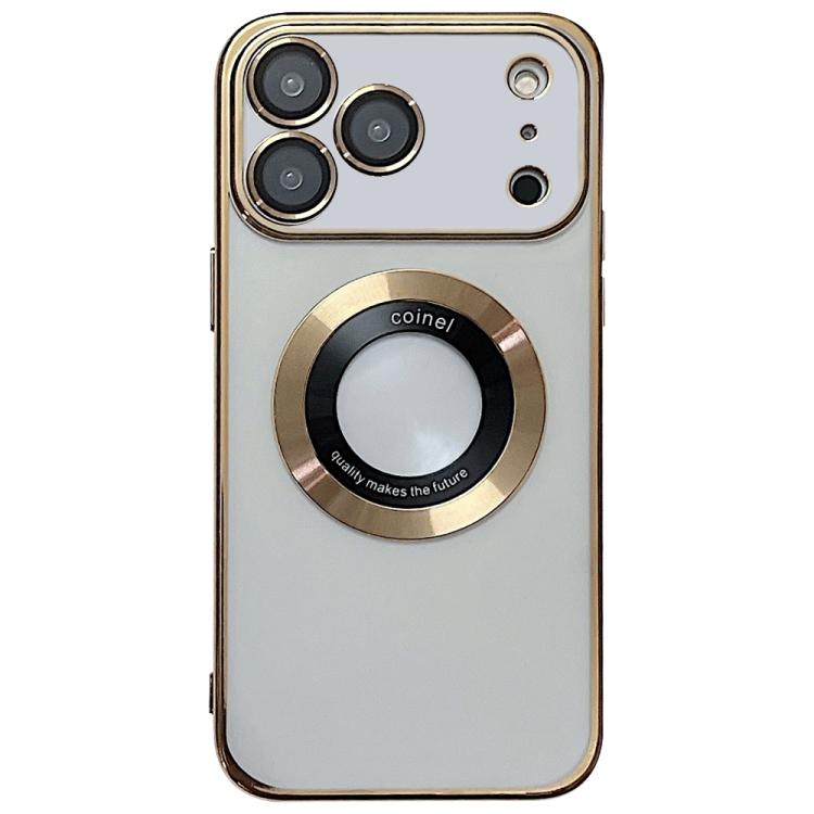 For iPhone 17 Pro Electroplating Magsafe TPU Phone Case(Gold)