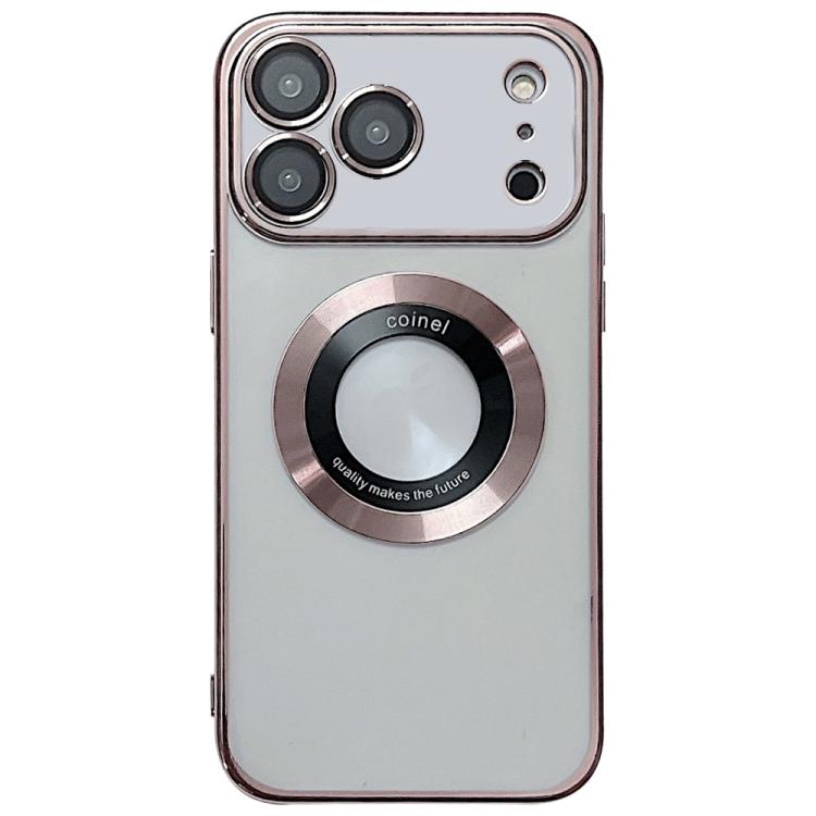 For iPhone 17 Pro Electroplating Magsafe TPU Phone Case(Rose)