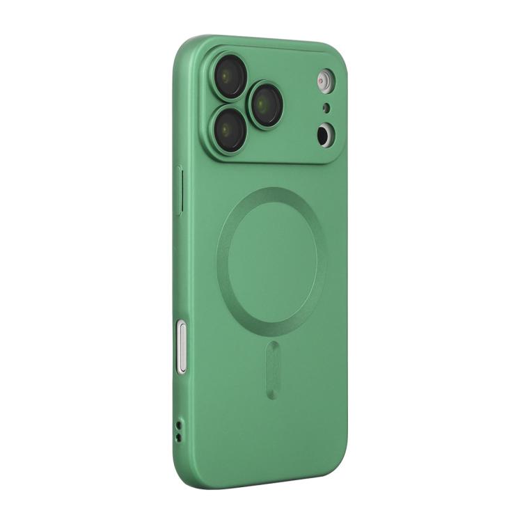 For iPhone 17 Pro ENKAY MagSafe Matte TPU Phone Case with Lens Film(Green)