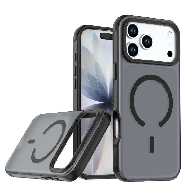 For iPhone 17 Pro Explorer Series Magnetic PC Phone Case(Black)