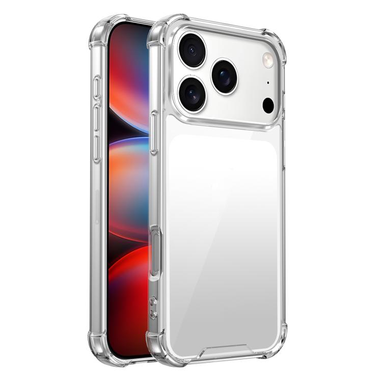 For iPhone 17 Pro Four-corner Shockproof Acrylic +TPU Phone Case(Transparent)