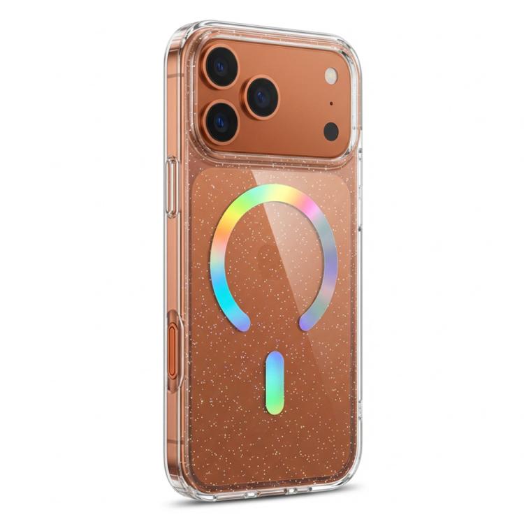 For iPhone 17 Pro Glitter Magnetic TPU Phone Case(Colorful)