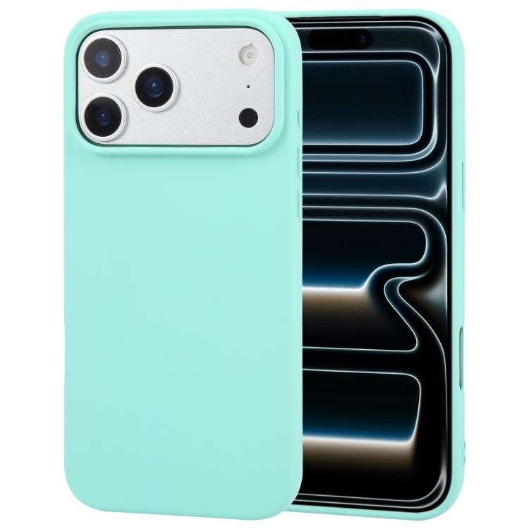For iPhone 17 Pro GOOSPERY SOFT FEELING Liquid TPU Soft Phone Case(Mint Green)
