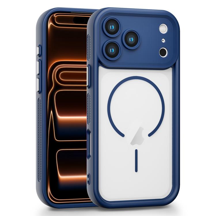 For iPhone 17 Pro Heavenly Eye Magnetic TPU Hybrid PC Phone Case(Blue)