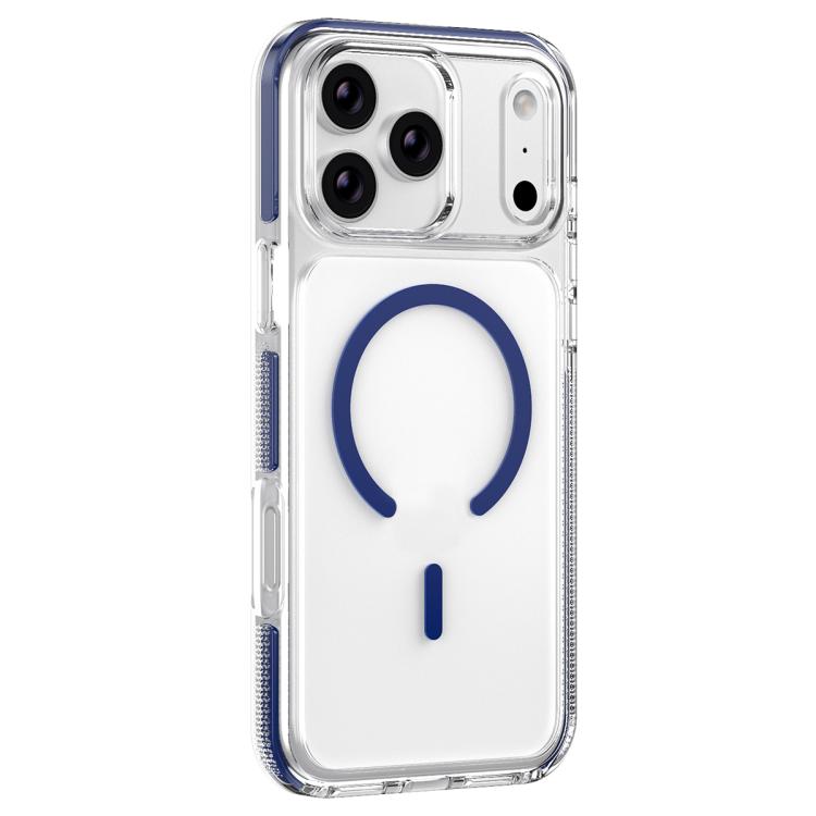 For iPhone 17 Pro Ice Armor Magnetic PC Hybrid TPU Phone Case(Blue)