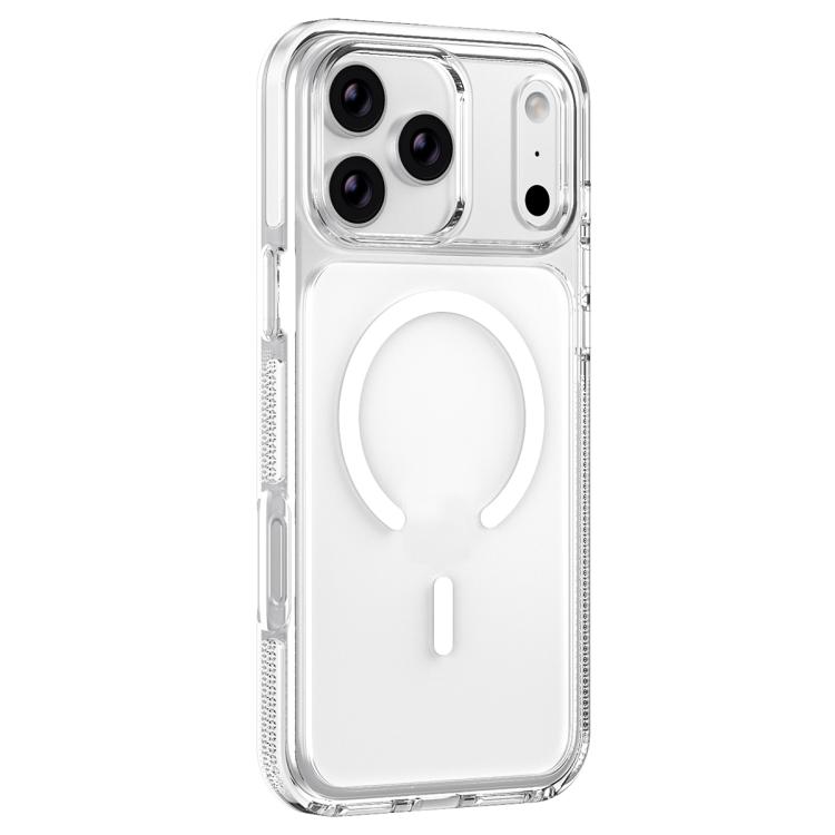 For iPhone 17 Pro Ice Armor Magnetic PC Hybrid TPU Phone Case(White)