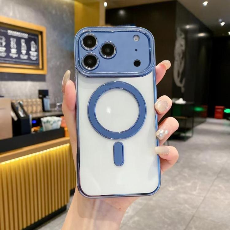 For iPhone 17 Pro Imitation Original Magsafe TPU Phone Case(Blue)