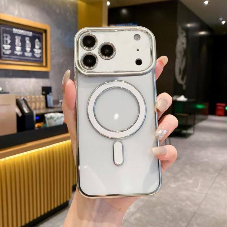 For iPhone 17 Pro Imitation Original Magsafe TPU Phone Case(White)
