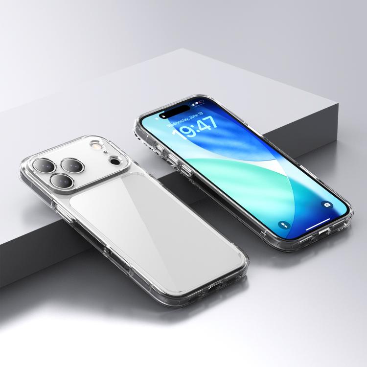 For iPhone 17 Pro iPAKY Aurora Series Shockproof PC + TPU Protective Phone Case(Transparent)