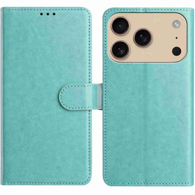 For iPhone 17 Pro Lambskin 8-card Slot Leather Phone Case(Green)