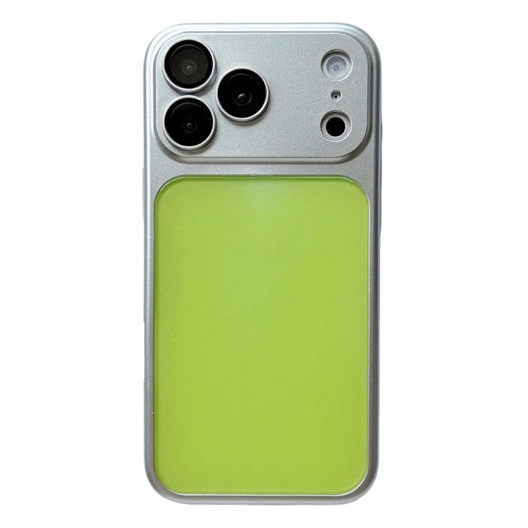 For iPhone 17 Pro Laser Colorful PC + TPU Shockproof Phone Case(Green)