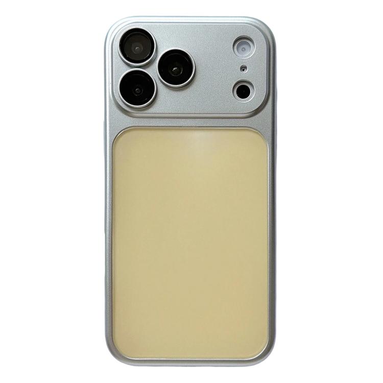 For iPhone 17 Pro Laser Colorful PC + TPU Shockproof Phone Case(Yellow)