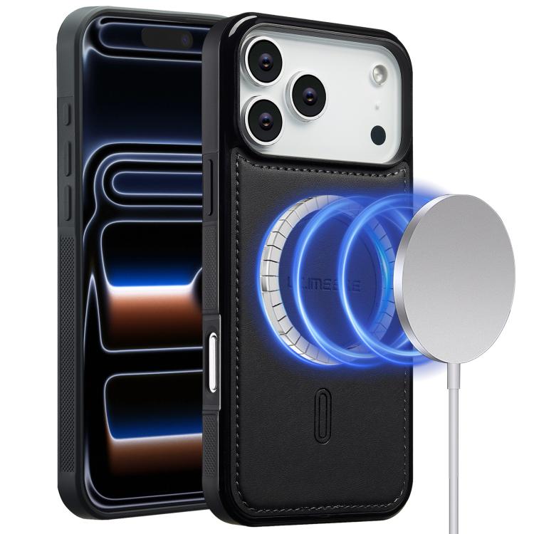 For iPhone 17 Pro LC.IMEEKE L6 Series MagSafe Magnetic Phone Case(Black)