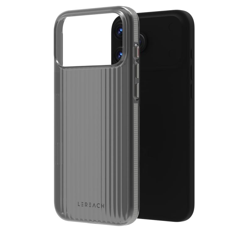 For iPhone 17 Pro LeReach TOC Icicle Series Ice Mist Double-Sided Non-Slip Phone Case(Gray)