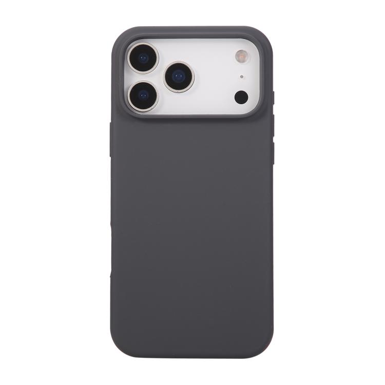 For iPhone 17 Pro Liquid Silicone Phone Case(Charcoal Grey)