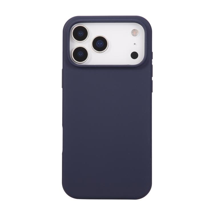 For iPhone 17 Pro Liquid Silicone Phone Case(Midnight Blue)