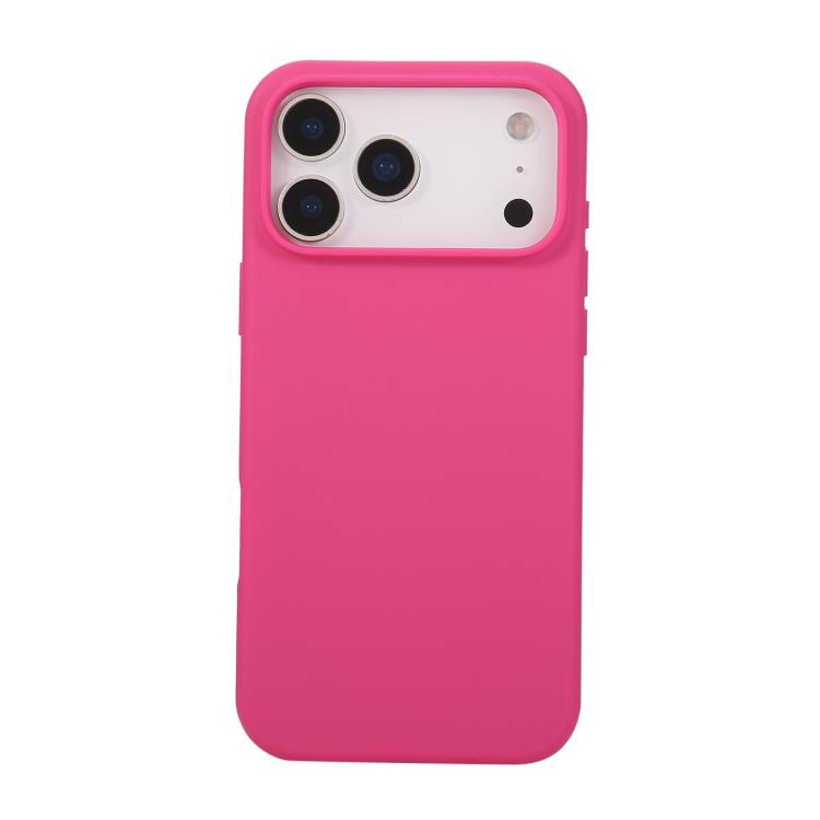For iPhone 17 Pro Liquid Silicone Phone Case(Pitaya)