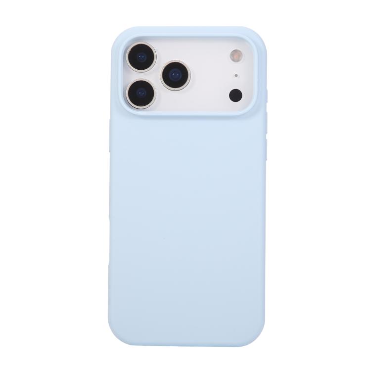 For iPhone 17 Pro Liquid Silicone Phone Case(Sky Blue)