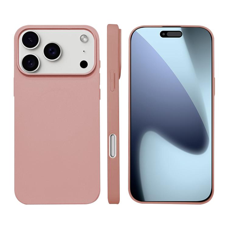 For iPhone 17 Pro Liquid Silicone Phone MagSafe Case(Pink)