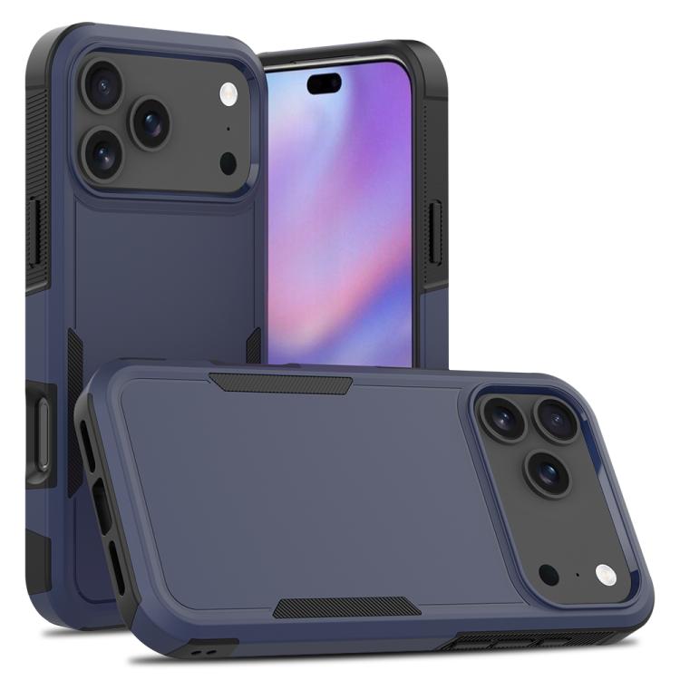For iPhone 17 Pro Max 2 in 1 PC + TPU Phone Case(Dark Blue)