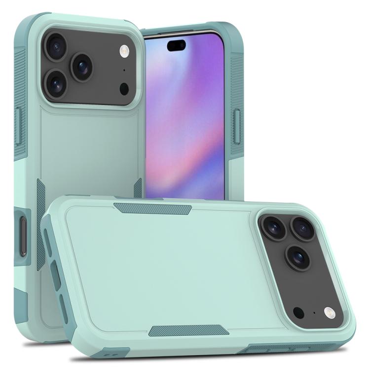 For iPhone 17 Pro Max 2 in 1 PC + TPU Phone Case(Light Green)