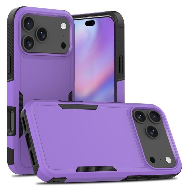 For iPhone 17 Pro Max 2 in 1 PC + TPU Phone Case(Purple)