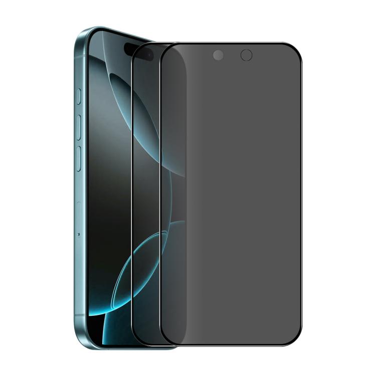 For iPhone 17 Pro Max 2pcs ENKAY Hat-Prince 28° Anti-peeping Tempered Glass Protector Full Screen Film