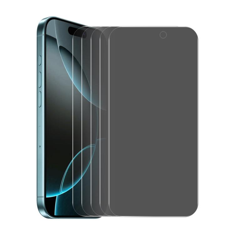 For iPhone 17 Pro Max 5pcs ENKAY Hat-Prince 28 Degree Anti-peeping Privacy Tempered Glass Film