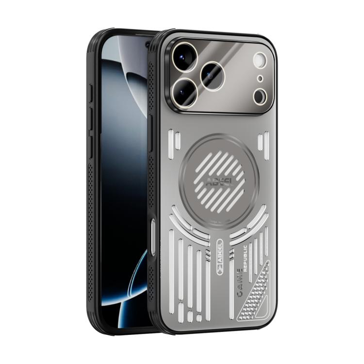 For iPhone 17 Pro Max ABEEL Ice Fox Series Magsafe Heat Sink Cooling Phone Case(Titanium Gray)