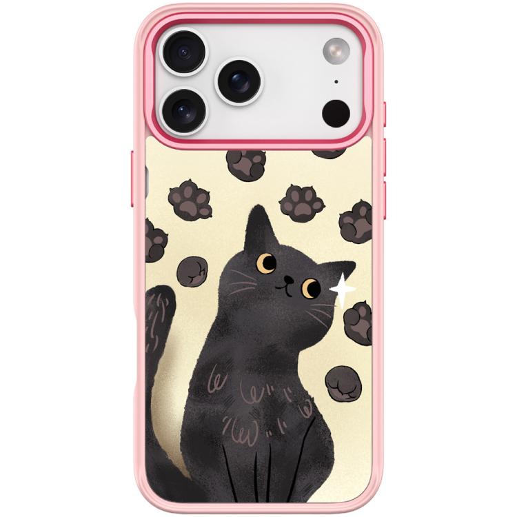For iPhone 17 Pro Max Adorable Cat Claw Pattern Magnetic Phone Case(Pink)