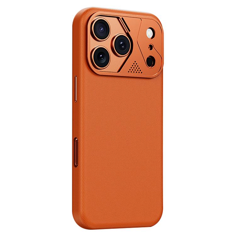 For iPhone 17 Pro Max Alluring Eyes Series Full Coverage Shockproof TPU Phone Case(Orange)