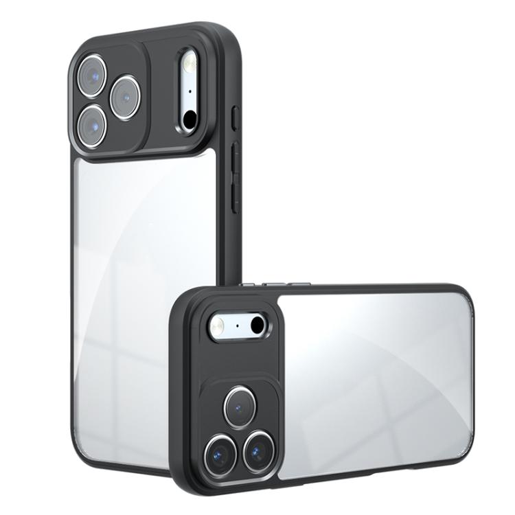 For iPhone 17 Pro Max Armor Precise Hole PC Hybrid TPU Phone Case(Transparent)