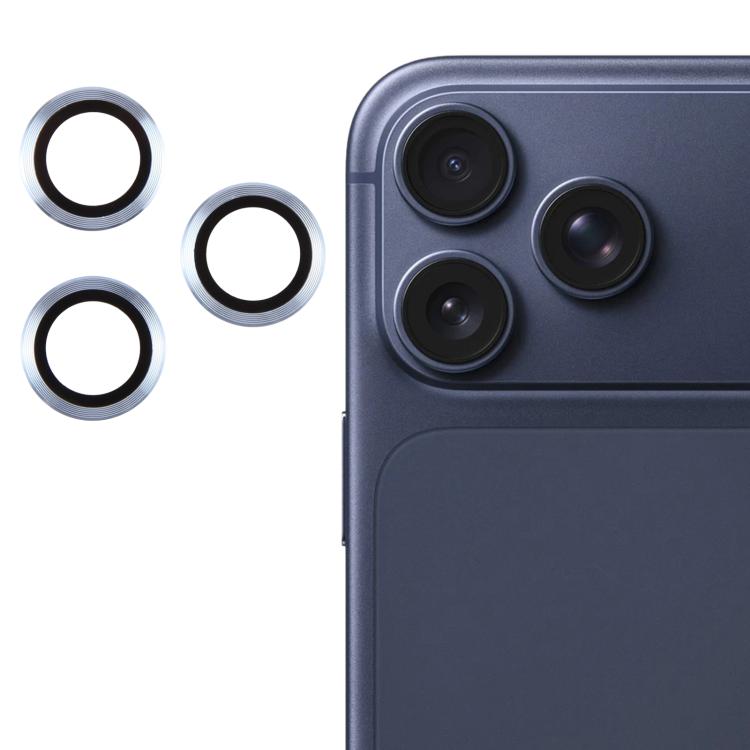 For iPhone 17 Pro Max Back Camera Cover 9H Tempered Glass Lens Film(Blue)