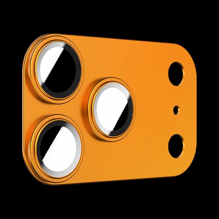 For iPhone 17 Pro Max Benks King Kong Corning Integrated Metal Phone Lens Screen Protector(Orange)