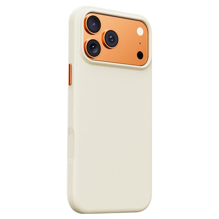 For iPhone 17 Pro Max Boundless Series Rock Sand Magnetic Phone Case(Beige)